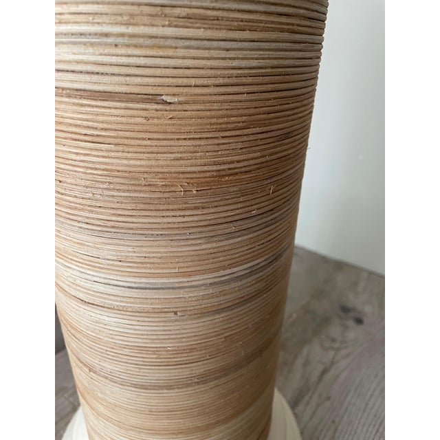 Mid-Century Modern Small Ceramic Bamboo Column, 1960s For Sale - Image 3 of 6