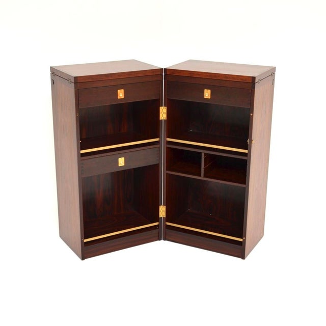 Danish Captain's Bar attributed to Reno Wahl Iversen for Dyrlund, 1960s For Sale - Image 6 of 14