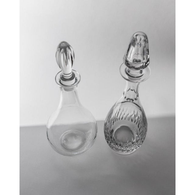 Vintage Murano Glass Decanters with Stoppers, 1980s, Set of 2 For Sale - Image 5 of 12