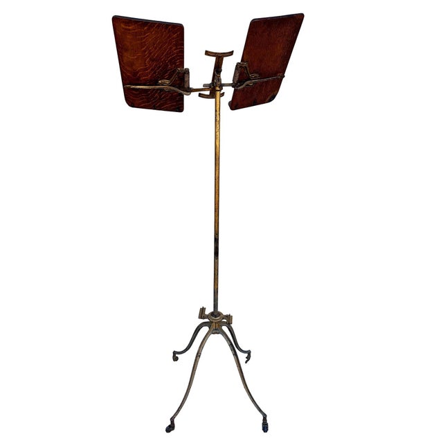 Late 19th Century Victorian Cast Iron & Oak Mechanical Folio Dictionary Stand by Geo Flanagan For Sale - Image 4 of 11