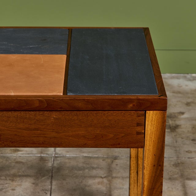 Phillip Lloyd Powell Slate Writing Desk For Sale - Image 11 of 15