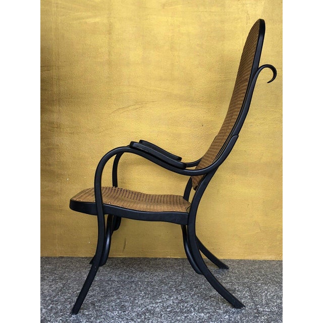 This original Thonet fireplace chair, model no. 51, comes from Gallery 2 and is an impressive example of Thonet's...