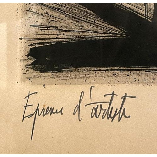 Bernard Buffet, Composition, Color Lithograph, 20th Century For Sale - Image 10 of 11