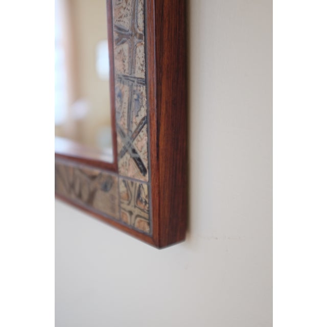 1970s Pair of Rosewood Mirror and Side Table by Severin Hansen Jr For Sale - Image 13 of 17