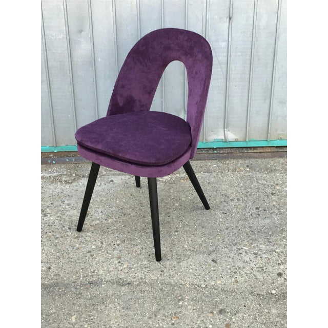 Set of Mid-Century Dining Chairs by Antonín Šuman for Tatra Nábytok, 1960s For Sale - Image 4 of 9