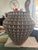 Native American Acoma Native American 11” Pottery Vase Black and White Geometric Design Signed For Sale - Image 3 of 11