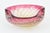 Pink Vintage Murano Pink Glass Bowl With Silver and Gold Foil, 1960's, Italy For Sale - Image 8 of 10