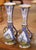 Late 19th Century Pair of 19th Century French Hb Quimper Hand Painted Faience Tall Neck Vases For Sale - Image 5 of 16