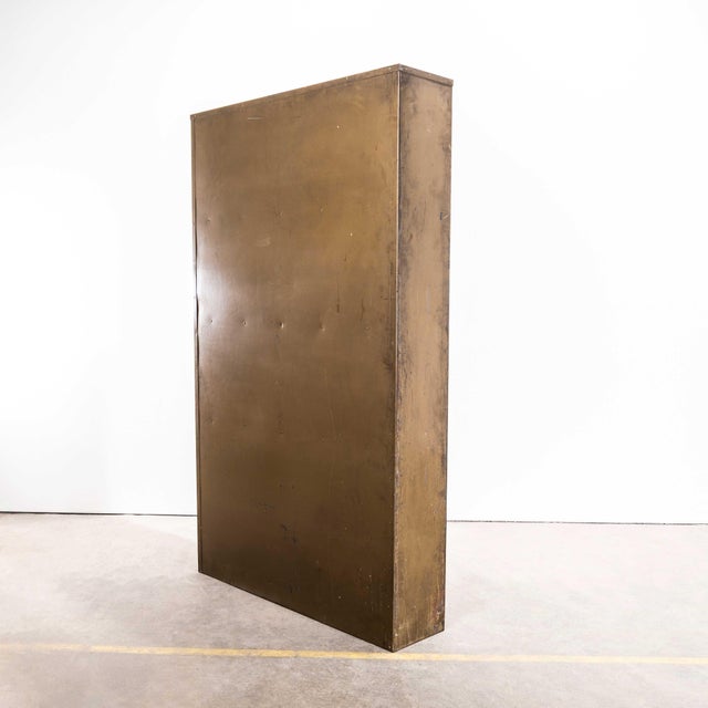 Industrial French Metal Cabinet, 1920s For Sale - Image 6 of 9