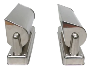 Art Deco Bauhaus Minimalist Nickel Plated Sconces, 1930s, Set of 2