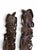 Brown Mid 20th Century Pair of Monumental Mid-Century Guayacan Wood Sea Life Totem Sculptures - 35.5" & 38" For Sale - Image 8 of 11