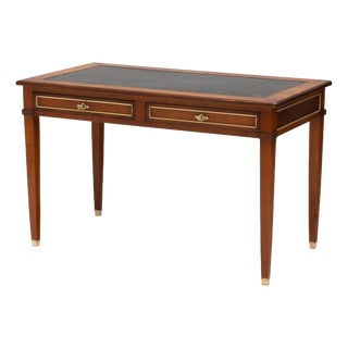 Antique Writing Table in Walnut, 1920s For Sale