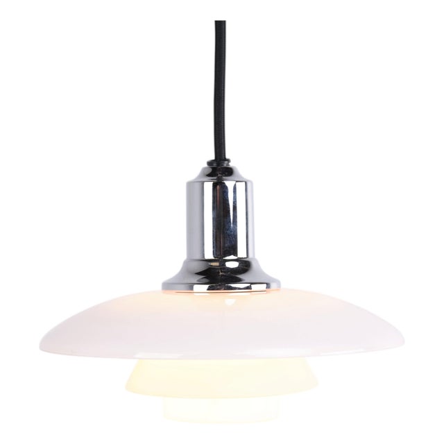 Model PH 2/1 Pendant Lamp in Chrome by Poul Henningsen for Louis Poulsen, 2010s For Sale