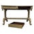 Antique Victorian Oak Writing Table with Carved Decoration For Sale - Image 3 of 11