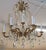 Gold 1950's Hollywood Regency French Style Brass & Crystal 12 Light Chandelier For Sale - Image 8 of 14