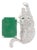 6.49ct Emerald & 1.67ct Diamond Art Deco Panther Brooch Pin in 18k White Gold For Sale