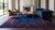 Hand-knotted with lush wool, this authentic Art Deco Chinese rug features an indigo-cobalt blue field framed by a rich...