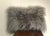 Faux Mongolian Fur Rectangle Gray Pillow For Sale - Image 4 of 4