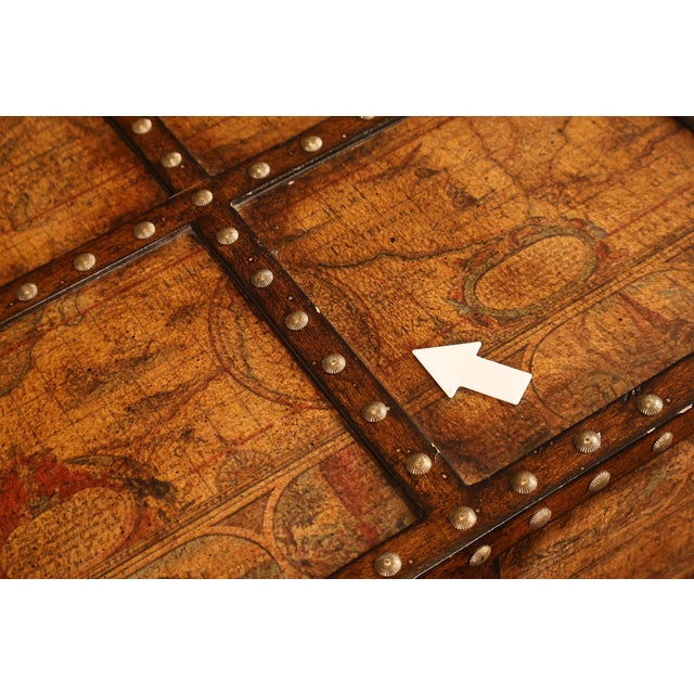 Pulaski 'Espaigne' Large Square Old World Map Storage Coffee Table For Sale - Image 16 of 18