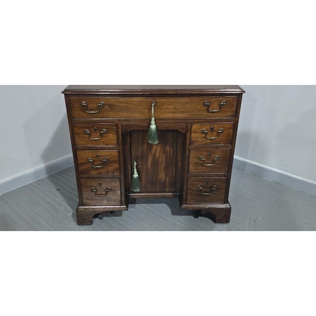 Wood Antique Georgian Mahogany Desk, 1750 For Sale - Image 7 of 18
