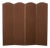 Brown Linen Fabric Room Divider, Holland, 1970s For Sale