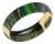 Belle Kogan Bakelite Bracelet Bangle with Laminated Elongated Dots For Sale