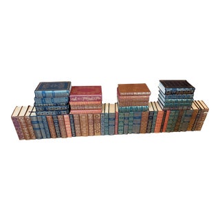 Vintage International Collections Library Book Decor Set - Set of 58 Many Colors For Sale
