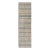 Mid 20th Century Vintage Turkish Kilim Runner With Stripes in Green Gray and Cream Shades For Sale