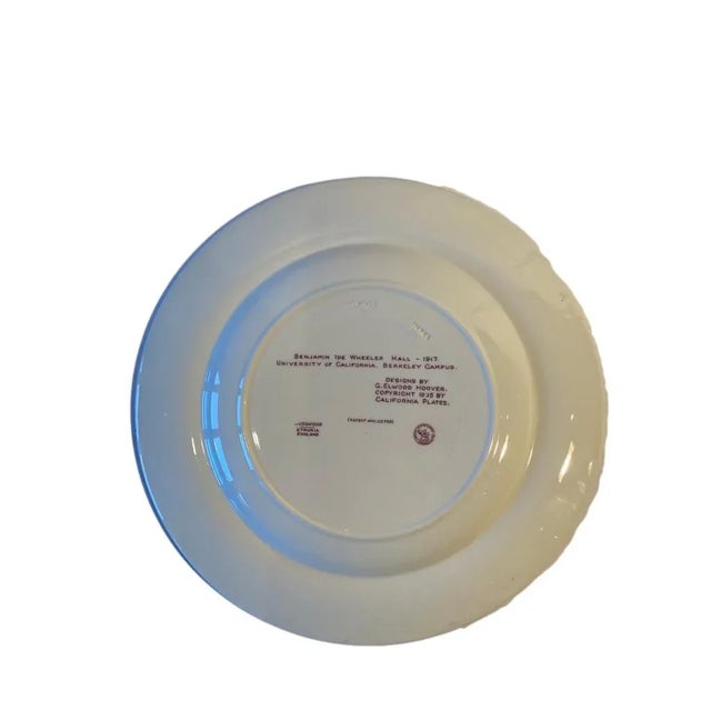 1930s - 1940's Wedgwood University of California Berkeley Plates - Set of 9 For Sale - Image 12 of 13