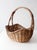 Late 20th Century Vintage Willow Gathering Basket For Sale - Image 5 of 12