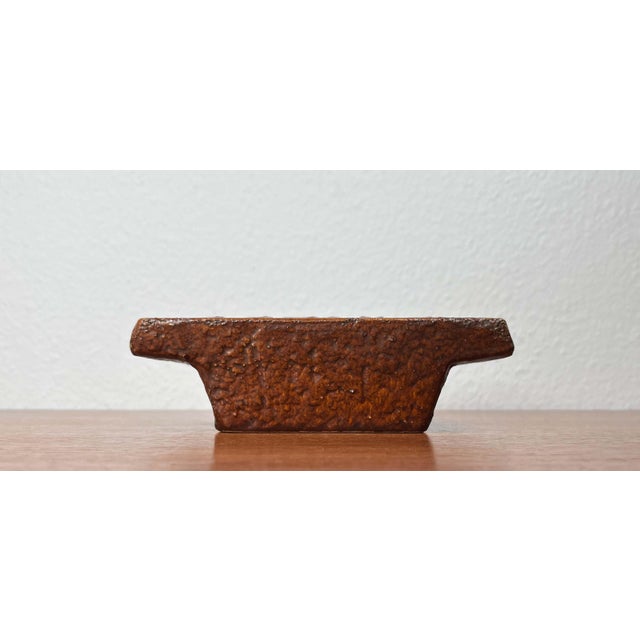 Vintage West German Pottery WGP Fat Lava Ashtray, 1970s For Sale - Image 3 of 18