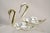 Modern Figural Silver Plated Copper Swan Bird Candy Dish Trinket Bowl - 2 Pcs, Made in India. Circa Late 20th Century....