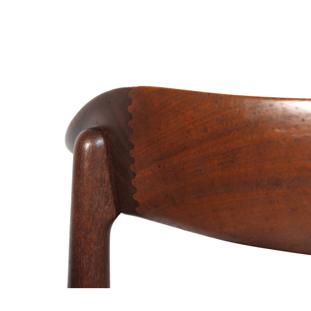 Pair of Teak Horn Chairs Attributed to Kurt Færch for Slagelse, 1958, Restored For Sale - Image 9 of 16