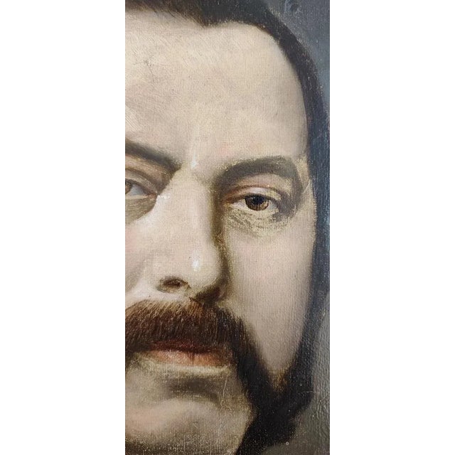 J. F. Meyer, Portrait d'Un Notable, Oil on Canvas, 1900 For Sale - Image 4 of 9