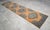 Traditional Ottoman Design Distressed Oushak Runner Rug Faded Colors Low Pile - 2'1″ X 12'9″ For Sale - Image 4 of 12