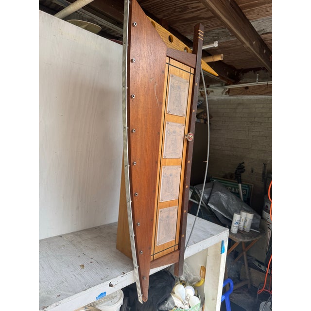 Mid-Century Modern Late 20th Century Most Unusual Post Modern Art Sculpture Hanging Wall Cabinet For Sale - Image 3 of 10