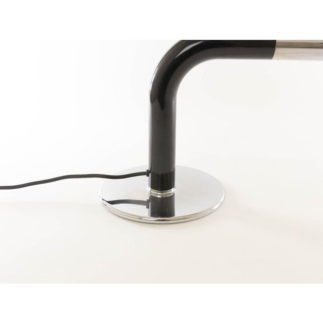 1970s Gulp Table Lamp in Chrome and Black by Ingo Maurer for Design M, 1970s For Sale - Image 5 of 8