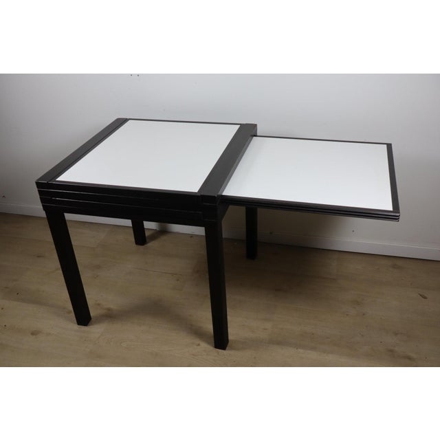 Wood Modular 2-Tone Table by Bernard Vuarnesson, 1980s For Sale - Image 7 of 18