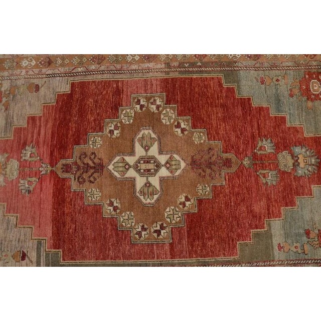 Oushak Vintage Anatolian Carpet For Sale - Image 9 of 10