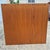 Brown 1970s Danish Modern Teak Veneer Executive Desk W/ Locking Drawers For Sale - Image 8 of 10