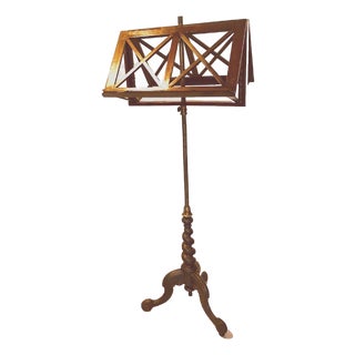 Napoleon III Style Mahogany Lectern with Tripod Base, 1800s For Sale