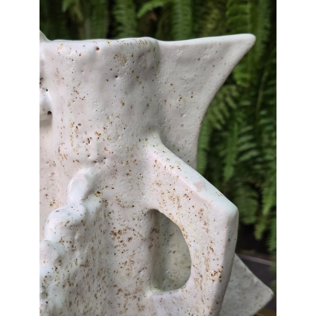 Exceptional Abstract Cubist Sculpture Vase by Diane Grant For Sale - Image 9 of 12