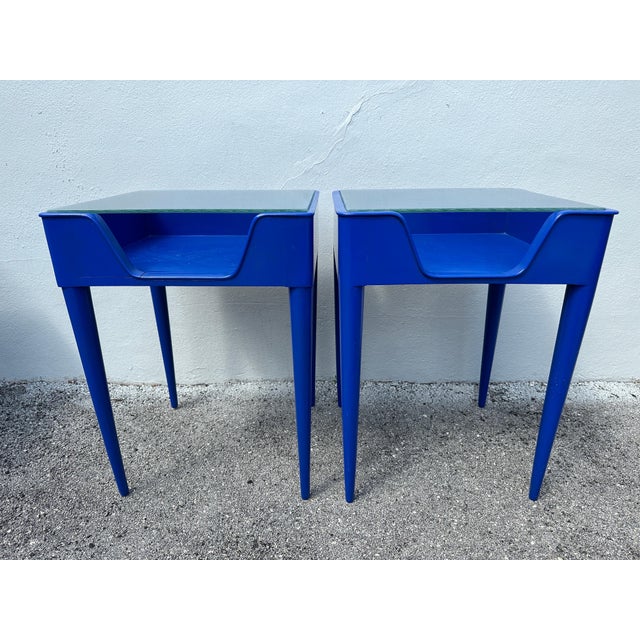 Midcentury European Open Shelf Side Tables - A Pair For Sale - Image 15 of 18