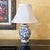 Vintage Blue & White Chinoiserie Ginger Jar Table Lamp – Porcelain Accent Lamp For Sale - Image 13 of 18