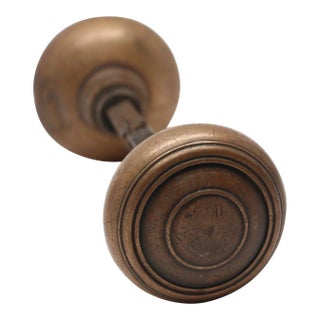 Cast Bronze Concentric Door Knobs For Sale