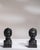 Metal 19th Century France Chocolate Iron Bust Bookends For Sale - Image 7 of 15