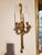 Late 20th Century Brass 3 Arm Sconces From Waldorf Astoria Hotel New York City - a Pair For Sale - Image 4 of 9