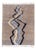 Absatract Hand-Knotted Wool Rug by Azele Studio For Sale