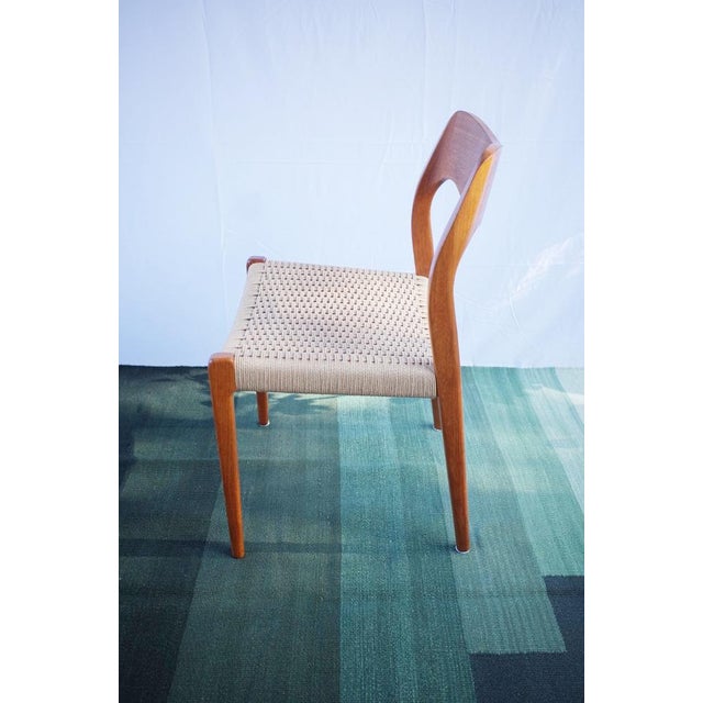Wood Danish Teak Chairs Model 71 by Niels O. Møller, 1960s, Set of 4 For Sale - Image 7 of 18