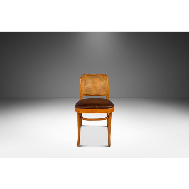 Introducing a rare and beautiful single bentwood Prague Model 811 side chair after the renowned designers Josef Frank and...
